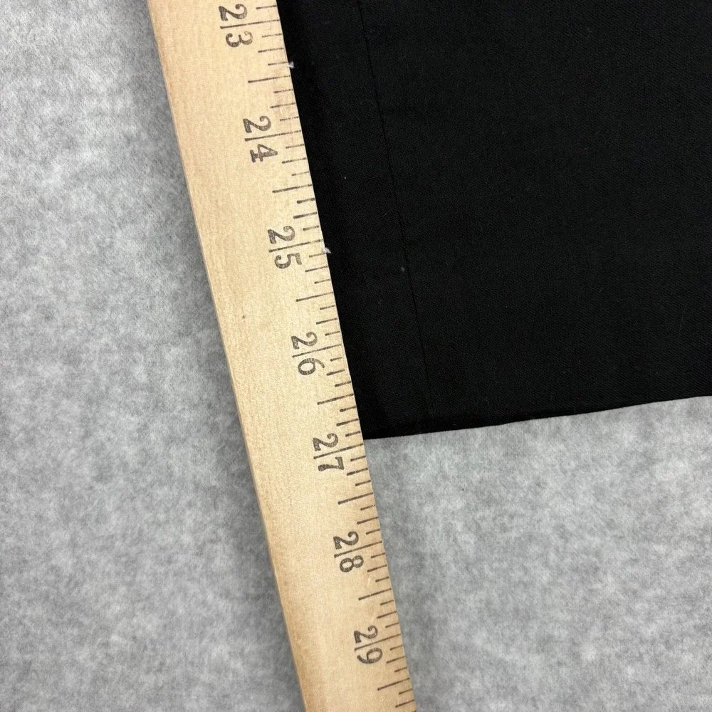 Michael Kors Dress Pants Womens Size 4 Black Tapered Ankle Stretch Slacks Career